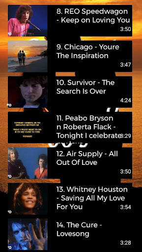 Greatest Love Songs 80's screenshot 3