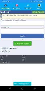All Social Media and Social Network in one app screenshot 4
