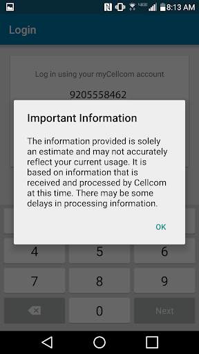 myCellcom App 2 تصوير الشاشة