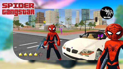 Free battleground fire : Spider Stickman RopeHero screenshot 6