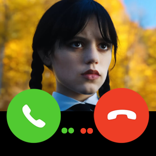 Wednesday Addams Fake Call icon