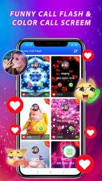 Funny Call Flash & Color Call Screen screenshot 1