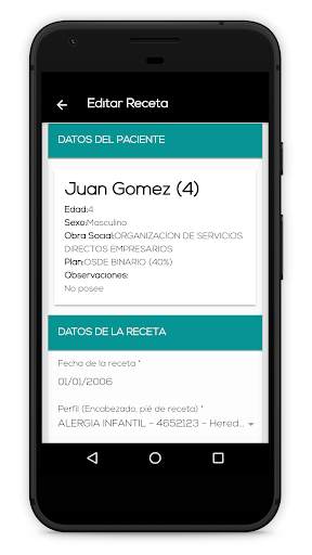 Receta médica screenshot 3