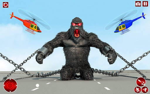 Angry Gorilla City Attack скриншот 1