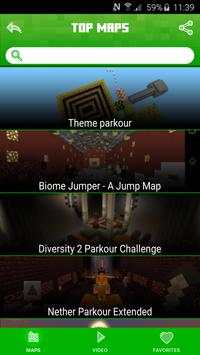 Maps for Minecraft PE Parkour screenshot 2