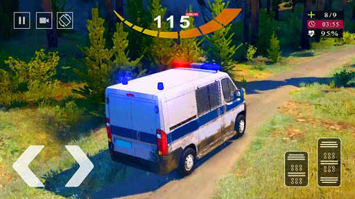 Police Van Gangster Chase - Police Bus Games 2020 screenshot 4