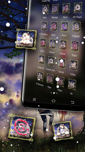 Lover Swing Tree Launcher Theme screenshot 3