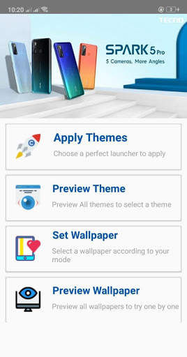 Themes for Tecno Spark 5, Launcher theme pro screenshot 1
