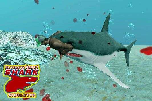 Angry Shark Simulator Game 3D screenshot 5
