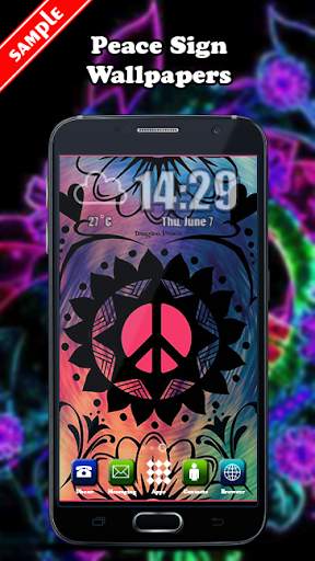 Peace Sign Wallpaper screenshot 1
