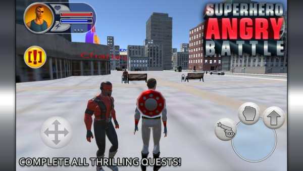 Superhero Angry Battle screenshot 1