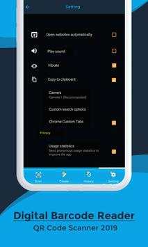 Digital Barcode Reader QR Code Scanner 2019 screenshot 7