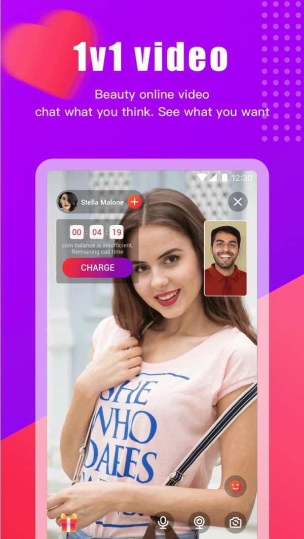pick me-Girl Live Video Call& Chat app screenshot 2