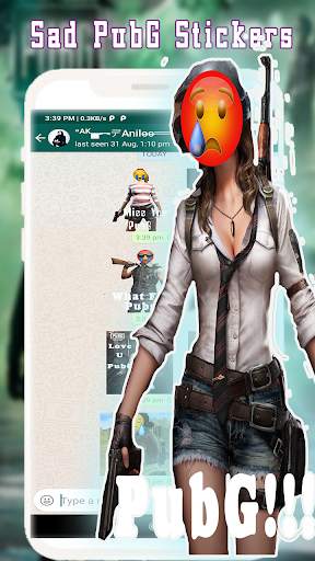 Sad Pubg Stickers Packs - WAStickersApp स्क्रीनशॉट 6