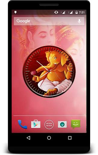 Ganesh Clock Live Wallpaper screenshot 6