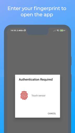 Fingerprint Password Manager screenshot 2