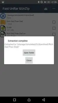 file Extractor Opener  RAR ZIP screenshot 1