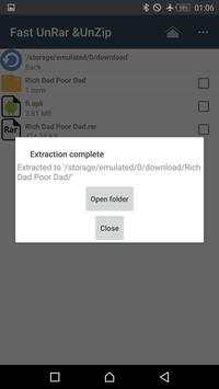 file Extractor Opener  RAR ZIP screenshot 1