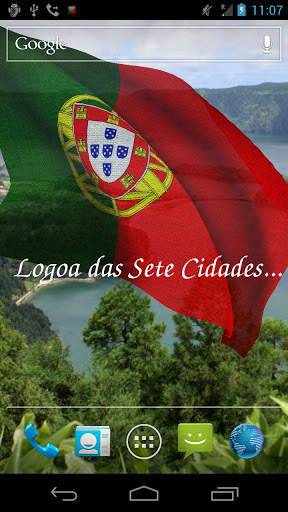 Portugal Flag Live Wallpaper screenshot 5