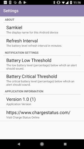 Charge Status screenshot 1