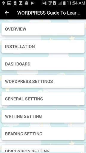 WORDPRESS Guide To Learn Complete WORDPRESS screenshot 1