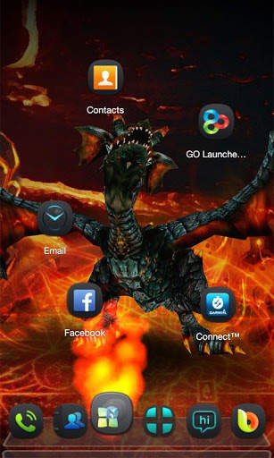 Fire Dragon Next 3D LWP screenshot 2