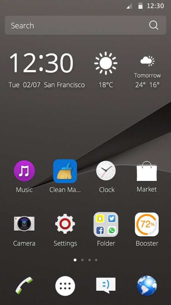 Theme for Sony Xperia Z5 screenshot 2