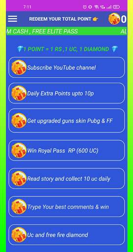 Free  Uc & Win Royal Pass And Free Diamond screenshot 3