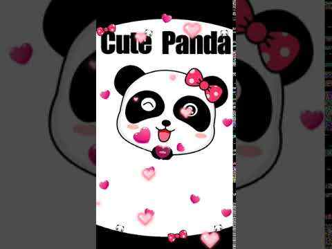 Cute Panda Theme Live Wallpaper screenshot 1