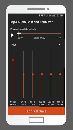 MP3 Audio Gain and Equalizer screenshot 3