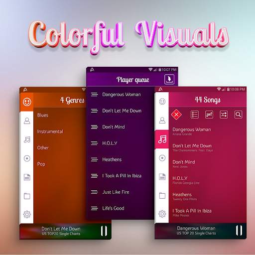 Amuzicg - Music player & Radios 3 تصوير الشاشة