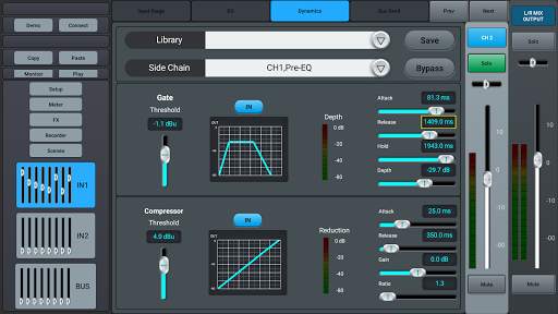 Studiomaster Digilive16 Android App for tablets screenshot 4
