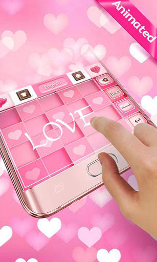Fall In Love GO Keyboard Animated Theme screenshot 6