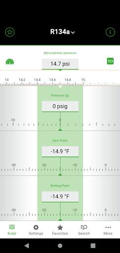 BITZER REFRIGERANT RULER screenshot 1