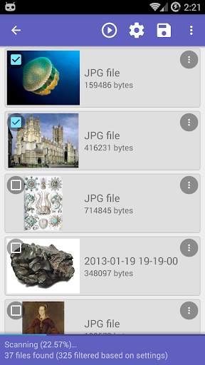 DiskDigger photo recovery screenshot 11