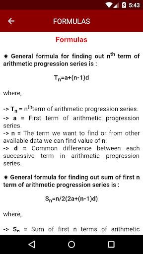 Arithmetic Progression Solver Learner & Calculator screenshot 4
