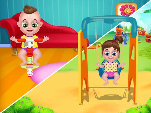 Twins babysitter daycare games screenshot 4