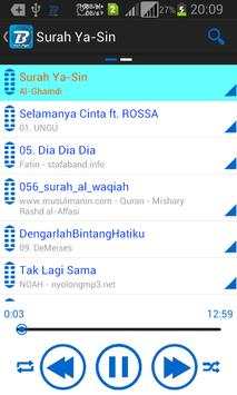 Blue Music Player screenshot 3
