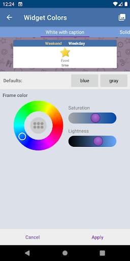Blik Calendar Widget скриншот 5