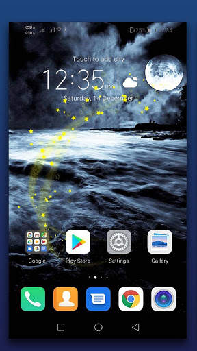 Night Sky Live Wallpaper screenshot 1