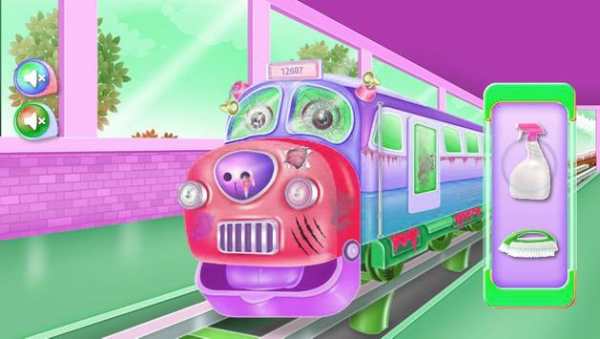 Clean & Fix Train - games kids screenshot 1