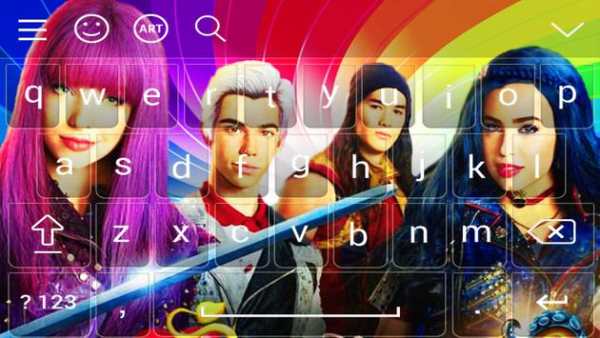 descendants keyboard screenshot 2