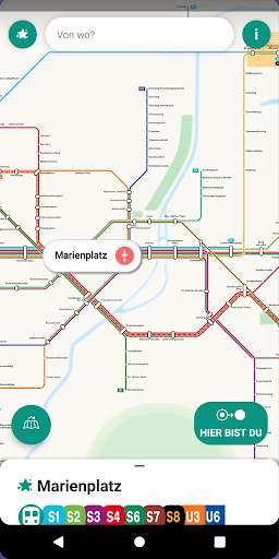 U-Bahn München MVG Karte screenshot 6