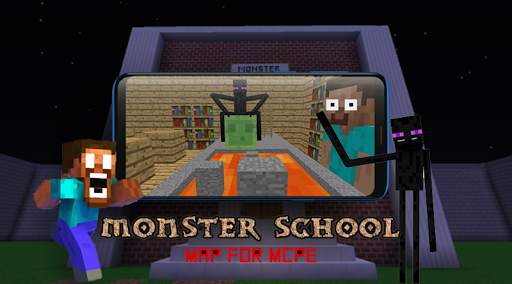 New Monster School Map for Minecraft screenshot 2