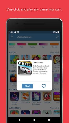 Instant Games- Play 1000  games without installing 5 تصوير الشاشة
