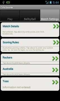 Cricket Scorer screenshot 5