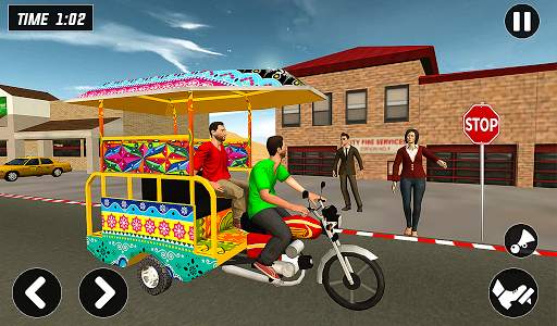 Chingchi Rickshaw Game:Tuk Tuk Parking Simulator screenshot 7