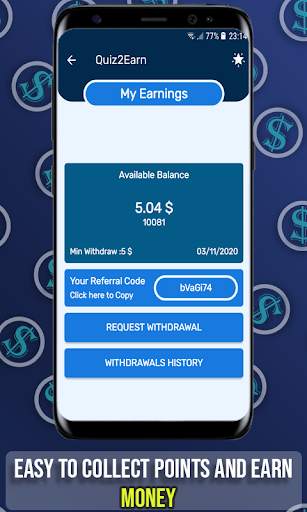 Quiz 2 Earn Money – Rewards स्क्रीनशॉट 3