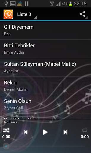 Turkish Music Top 50 screenshot 5