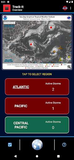 Track-It for Hurricanes скриншот 1